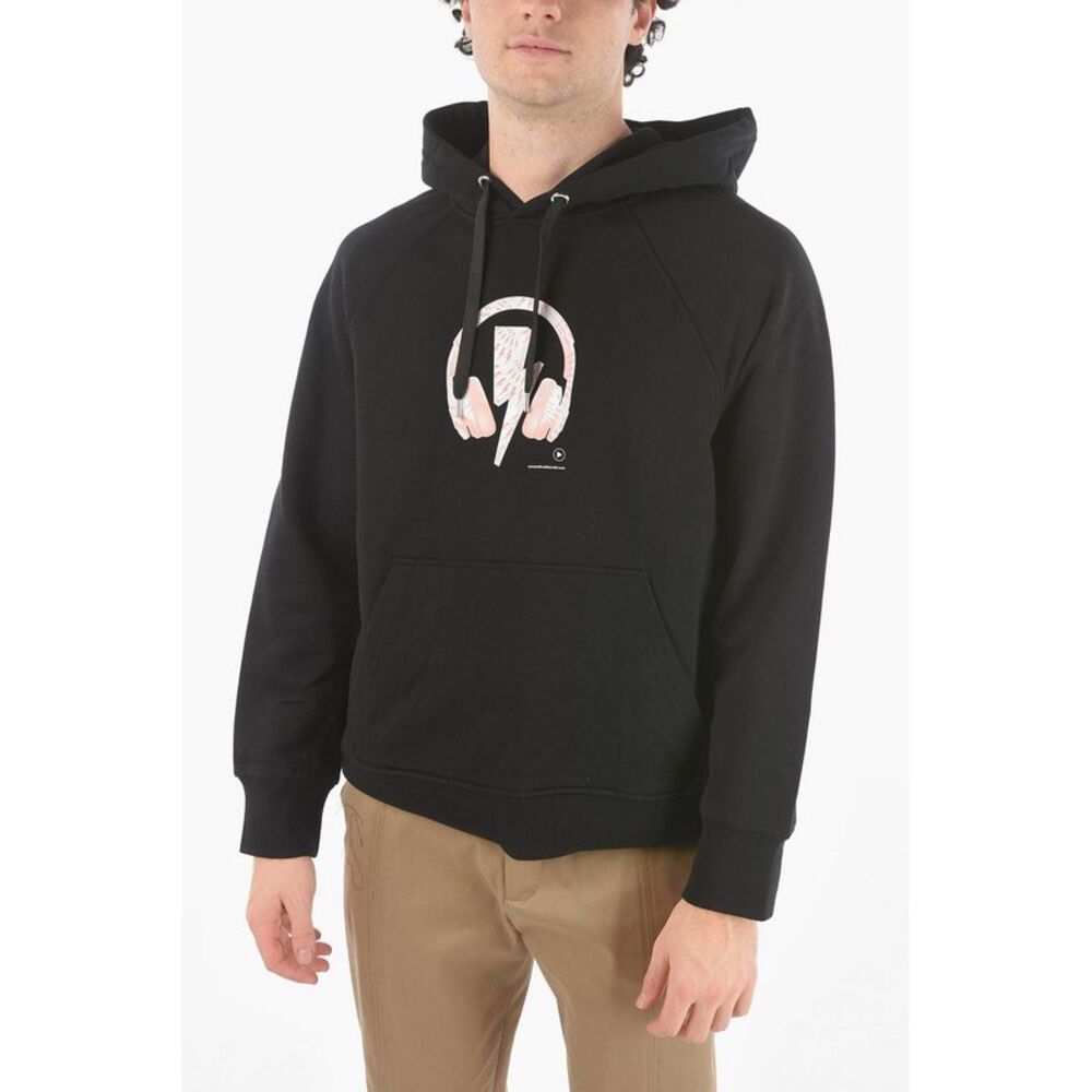 Sweatshirt D.J. BOLT with Printed Logo and Hood